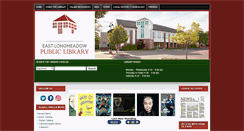 Desktop Screenshot of eastlongmeadowlibrary.org